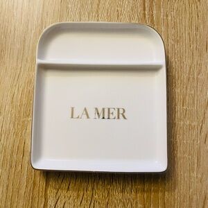 La Mer Cream Ceramic Divided Plate